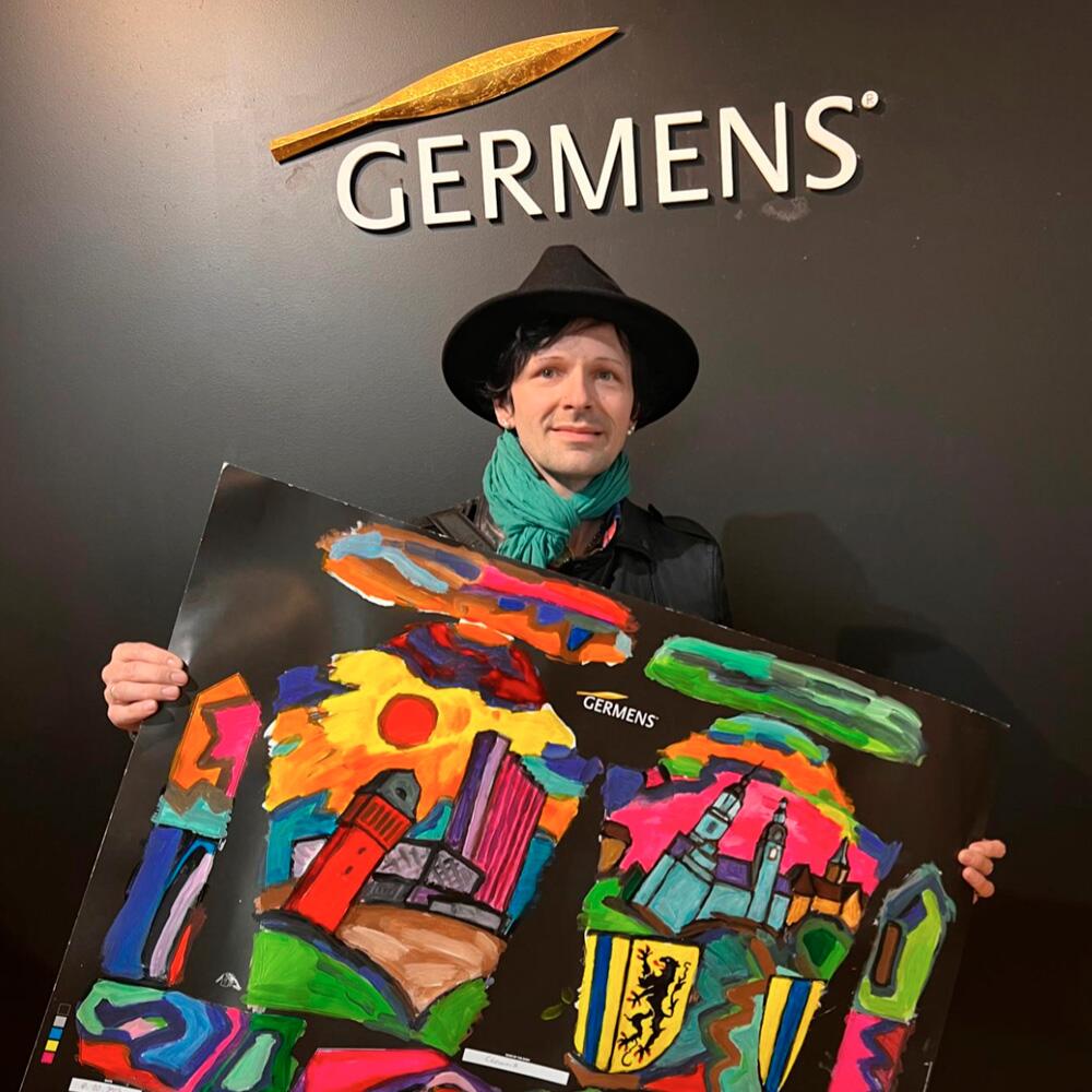 European Capital of Culture 2025 - Artist Arte di Silvio with Chemnitz motif
