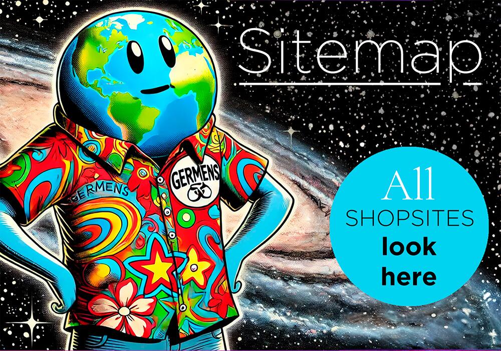 Sitemap of the online store GERMENS artfashion - Overview of all pages