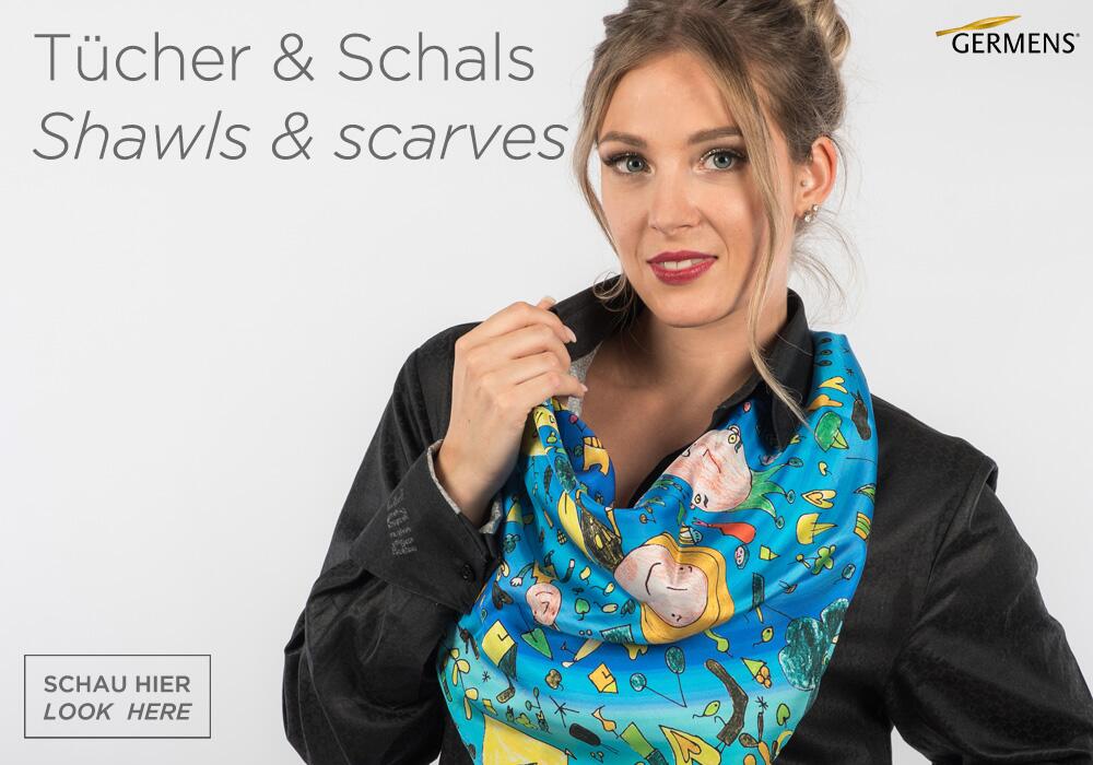 ausgefallene Schals und Tücher von GERMENS artfashion