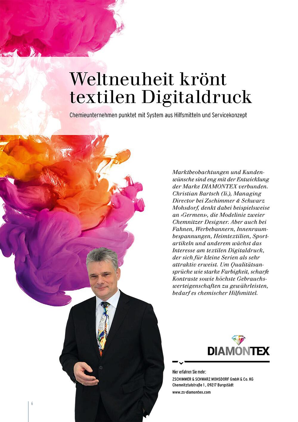 Zschimmer & Schwarz beschreibt das neue Produkt und die Kooperation mit GERMENS - April 2016