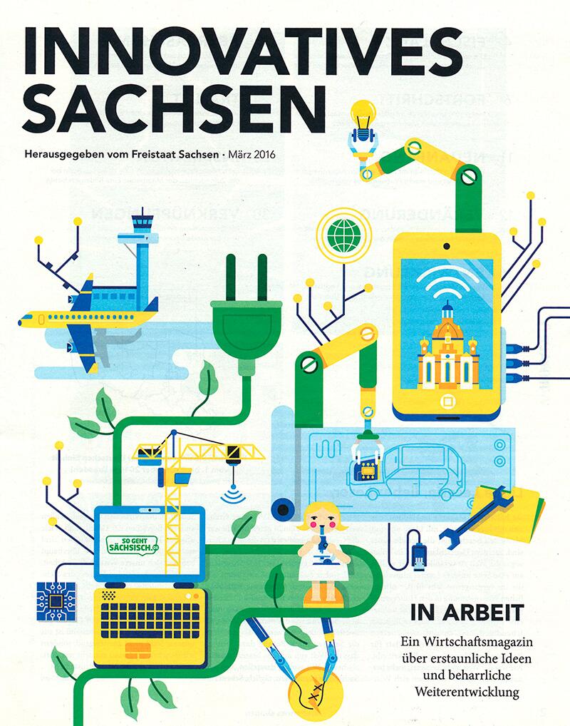 "Innovatives Sachsen" vom Freistaat Sachsen berichtet über GERMENS - März 2016