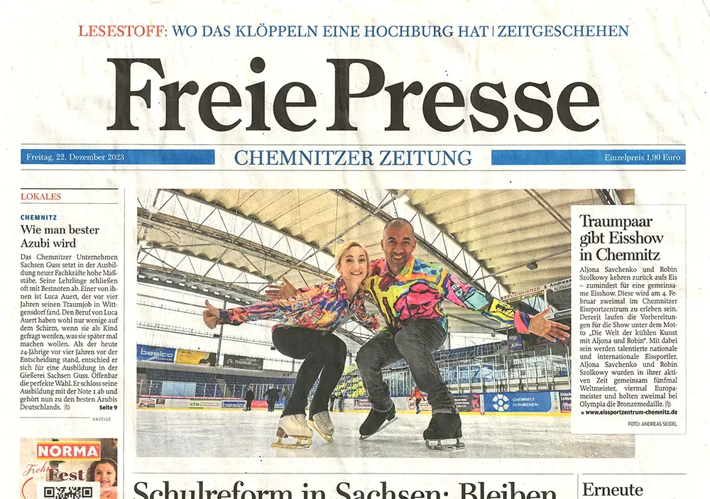 Morgenpost Chemnitz berichtet über GERMENS - 7.8.2019