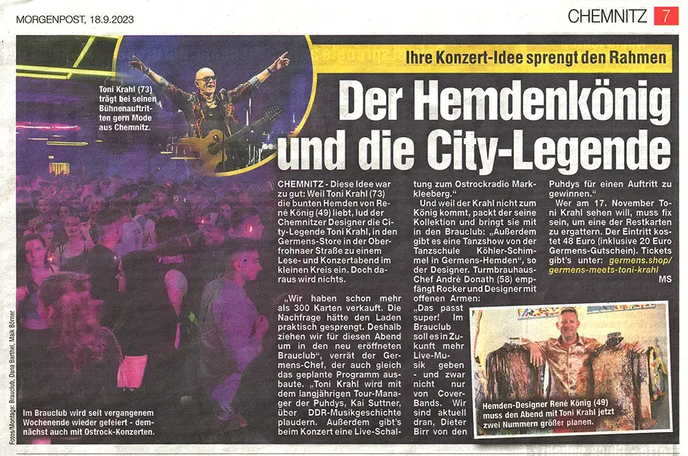BLICK Chemnitz berichtet über Kai Ebel in Chemnitz - 04.09.2019