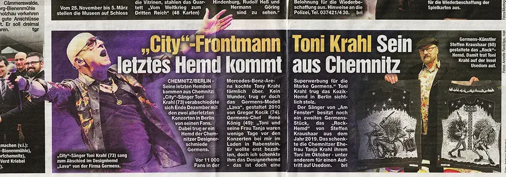 Morgenpost Chemnitz berichtet über politisches Megaplakat - 28.8.2019