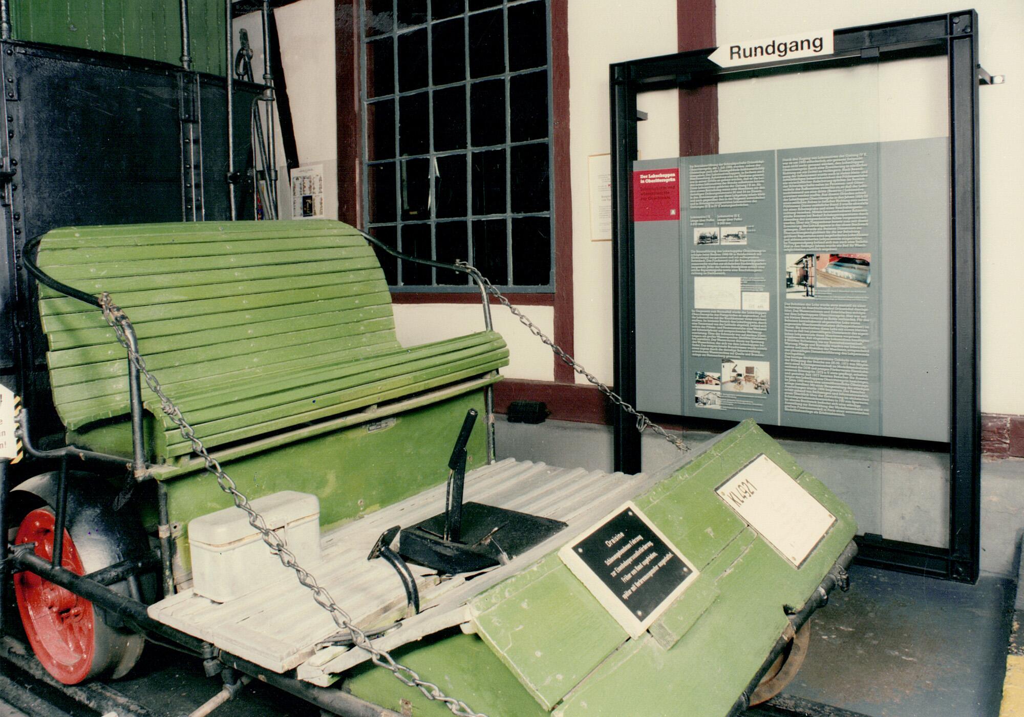 Ausstellung zur Technikgeschichte der Schmalspurbahn Rittersgrün im Erzgebirge