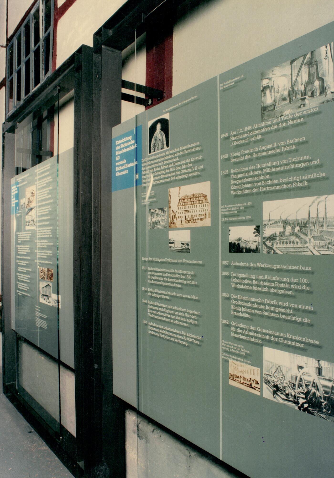 Ausstellung zur Technikgeschichte der Schmalspurbahn Rittersgrün im Erzgebirge