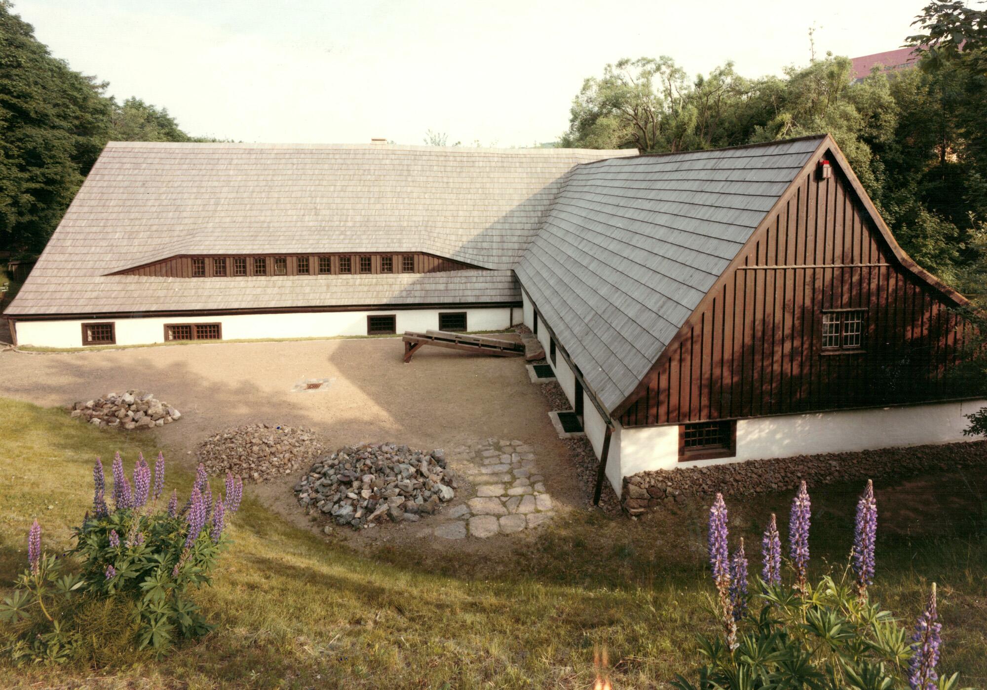 Gebäude des Bergbaumuseums in Altenberg/Erzgebirge