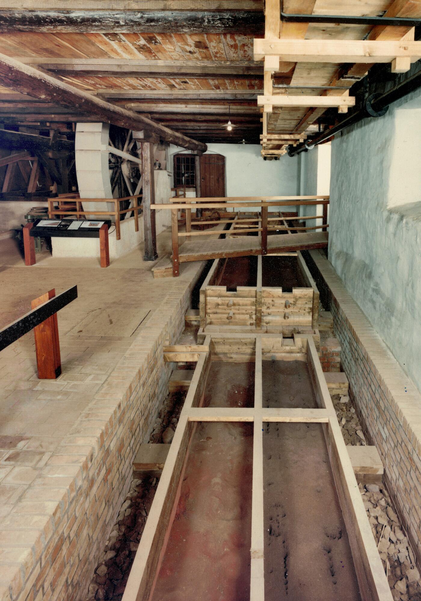 Innenansicht des Bergbaumuseums in Altenberg/Erzgebirge