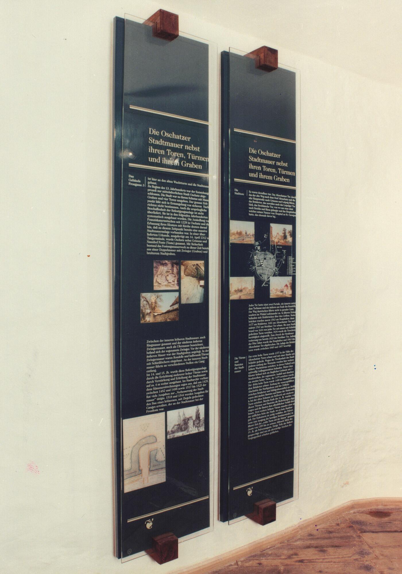 Ausstellung zur Stadgeschichte Oschatz