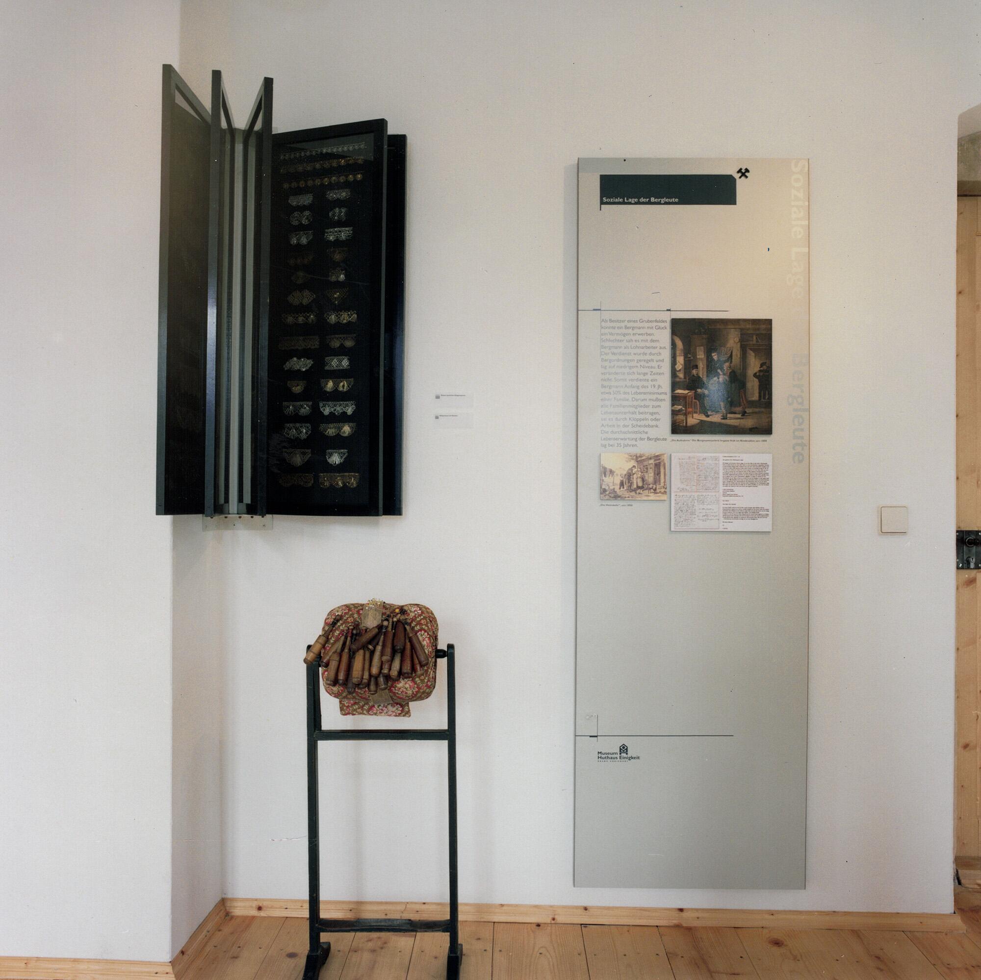 Ausstellung zur Stadtgeschichte Brand-Erbisdorf im Museum Huthaus Einigkeit Brand-Erbisdorf