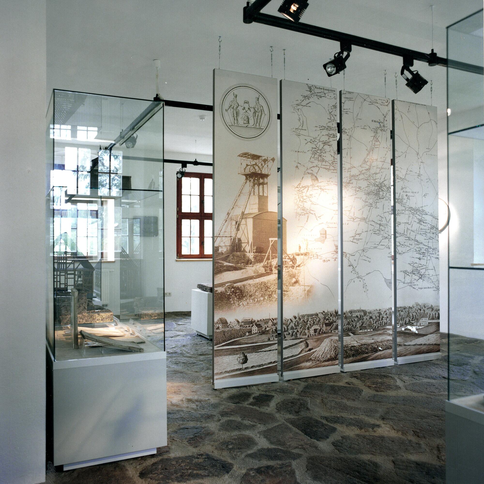 Ausstellung zur Stadtgeschichte Brand-Erbisdorf im Museum Huthaus Einigkeit Brand-Erbisdorf