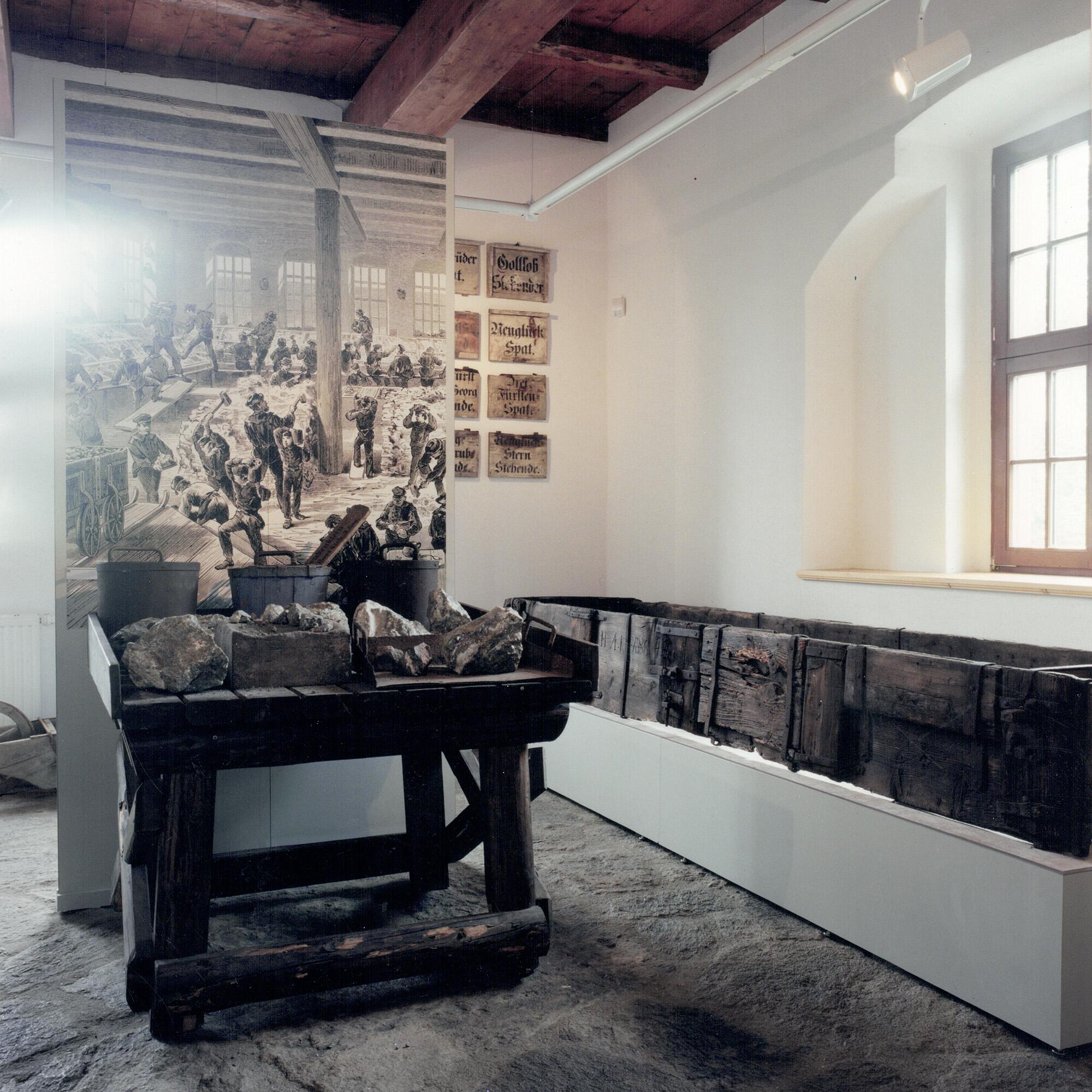 Ausstellung zur Stadtgeschichte Brand-Erbisdorf im Museum Huthaus Einigkeit Brand-Erbisdorf