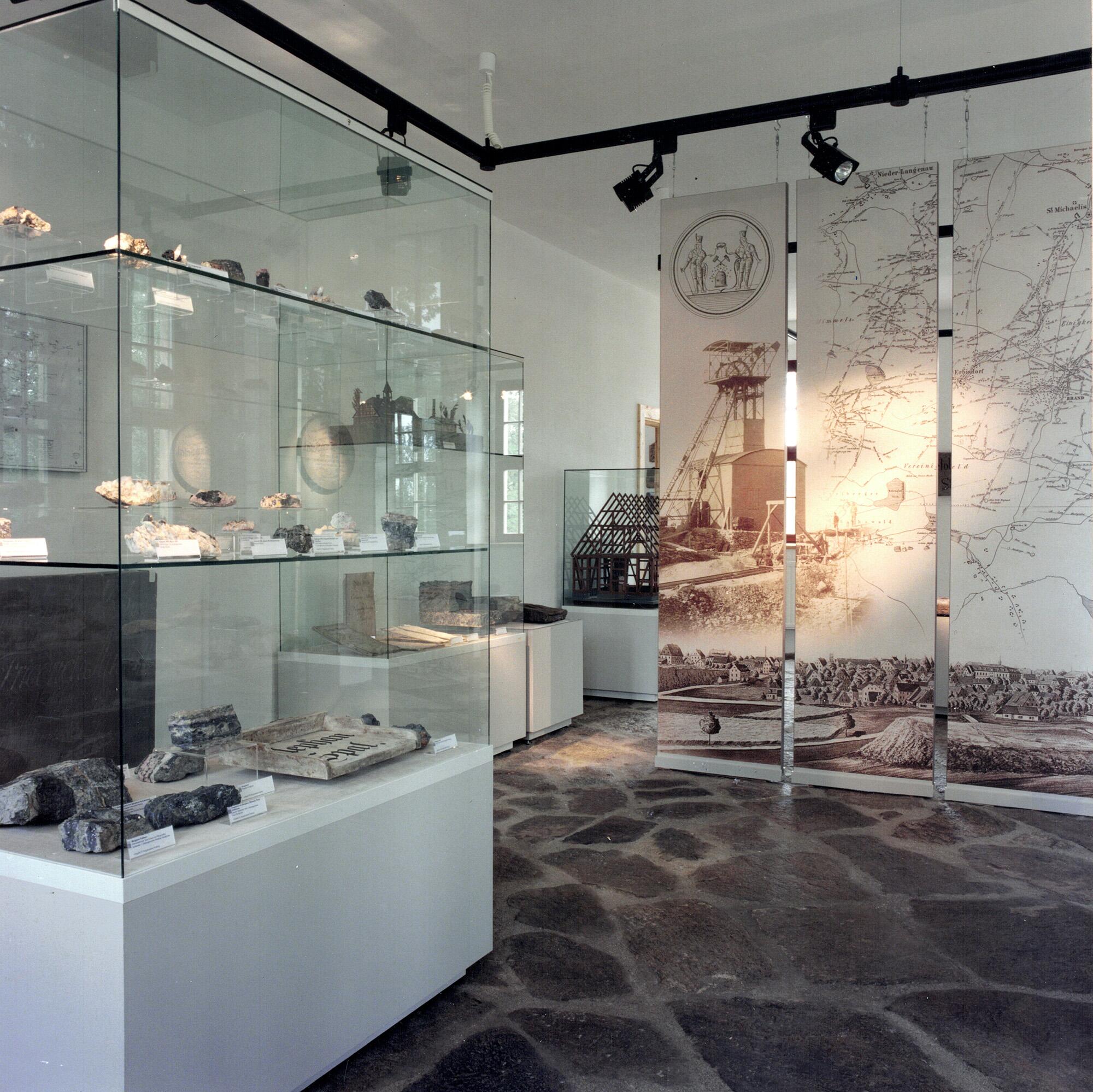 Ausstellung zur Stadtgeschichte Brand-Erbisdorf im Museum Huthaus Einigkeit Brand-Erbisdorf