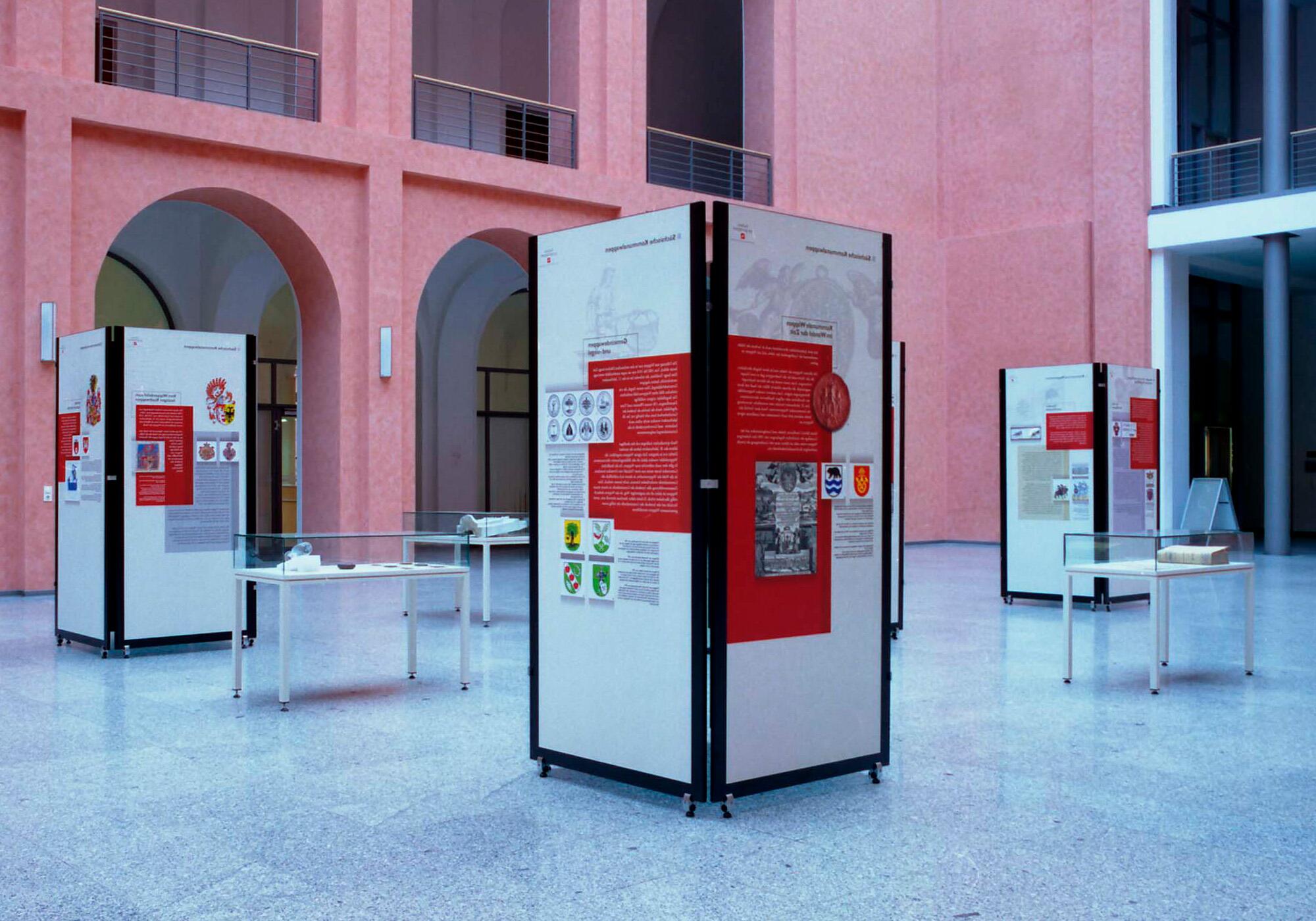Wanderausstellung "Sachsen gut gewappnet" Sächsisches Hauptstaatsarchiv Dresden