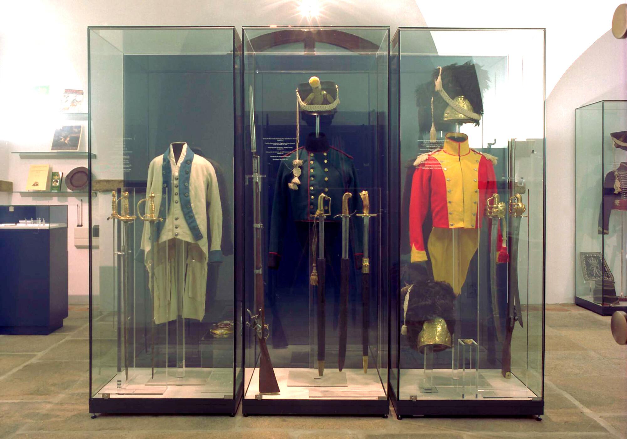 Ausstellung zur Sächsischen Militärgeschichte im Museum für Sächsische Militärgeschichte 1806 bis 1815 in Königshain