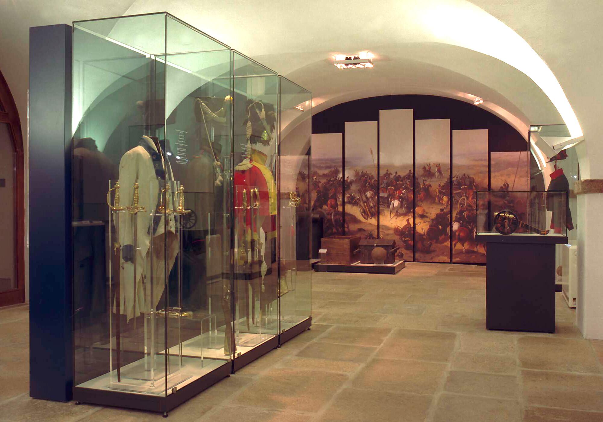 Ausstellung zur Sächsischen Militärgeschichte im Museum für Sächsische Militärgeschichte 1806 bis 1815 in Königshain