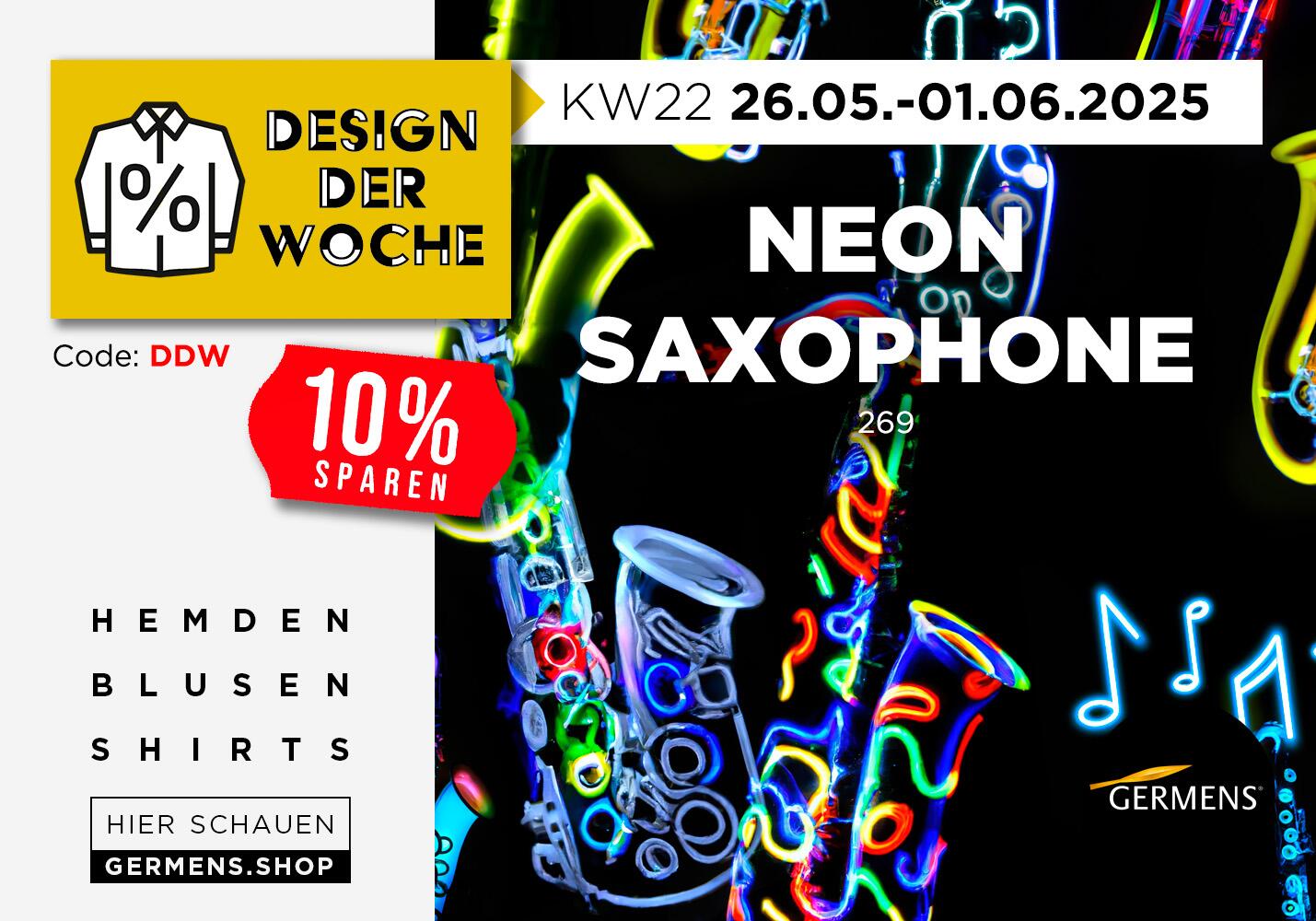 Design der Woche - Jede Woche verschiedene Produkte eines Design 10 % günstiger mit dem Code DDW bestellen
