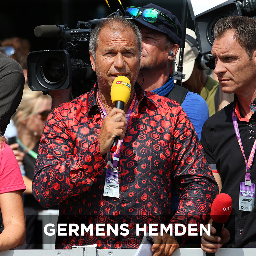 Kai Ebel trägt GERMENS Hemden bei Formel 1