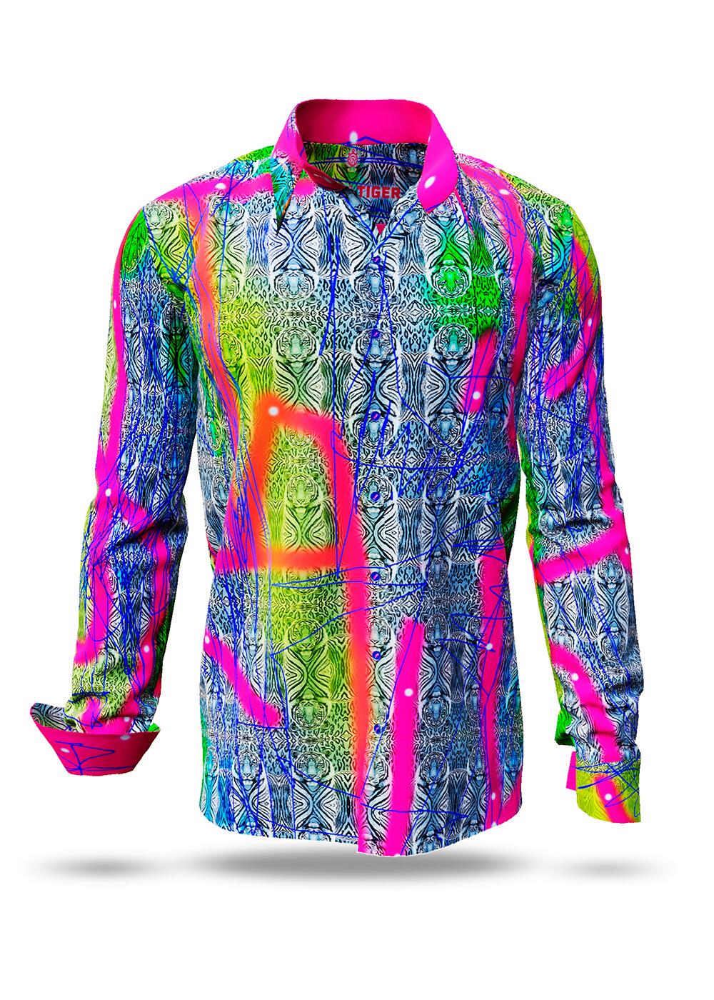 auf 7 Stück limitiertes Hemd Herren CRAZY TIGER von GERMENS artfashion 