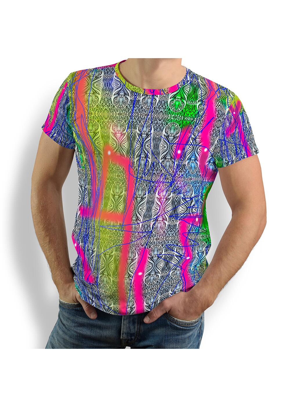 auf 7 Stück limitiertes T-Shirt Herren CRAZY TIGER von GERMENS artfashion 