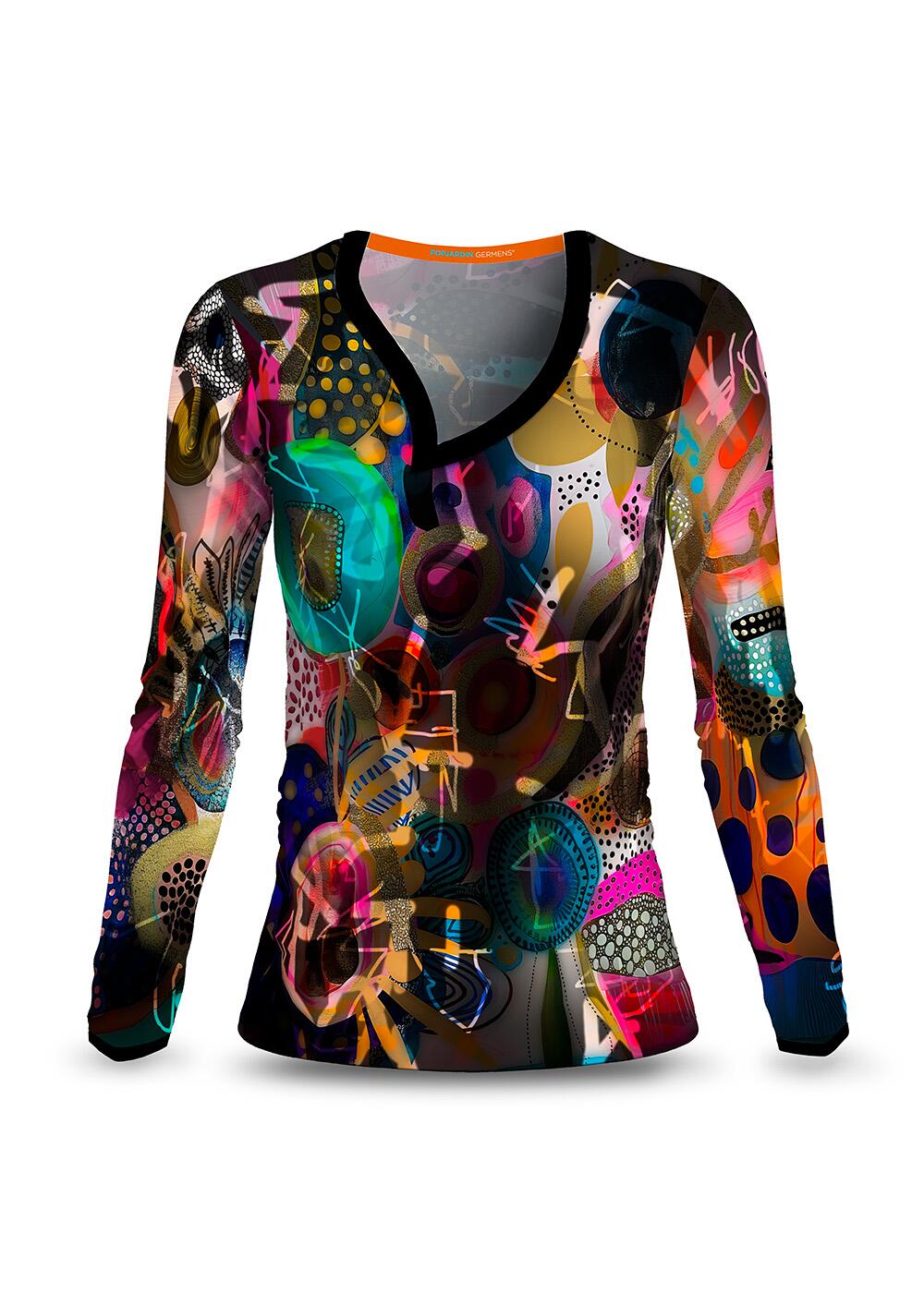 Damen Langarm Shirt POPJARDIN