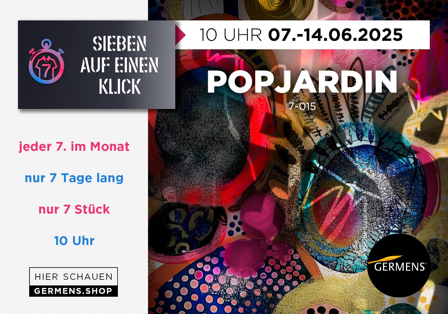 SIEBEN AUF EINEN KLICK - POPJARDIN - 7 Stück limitiert