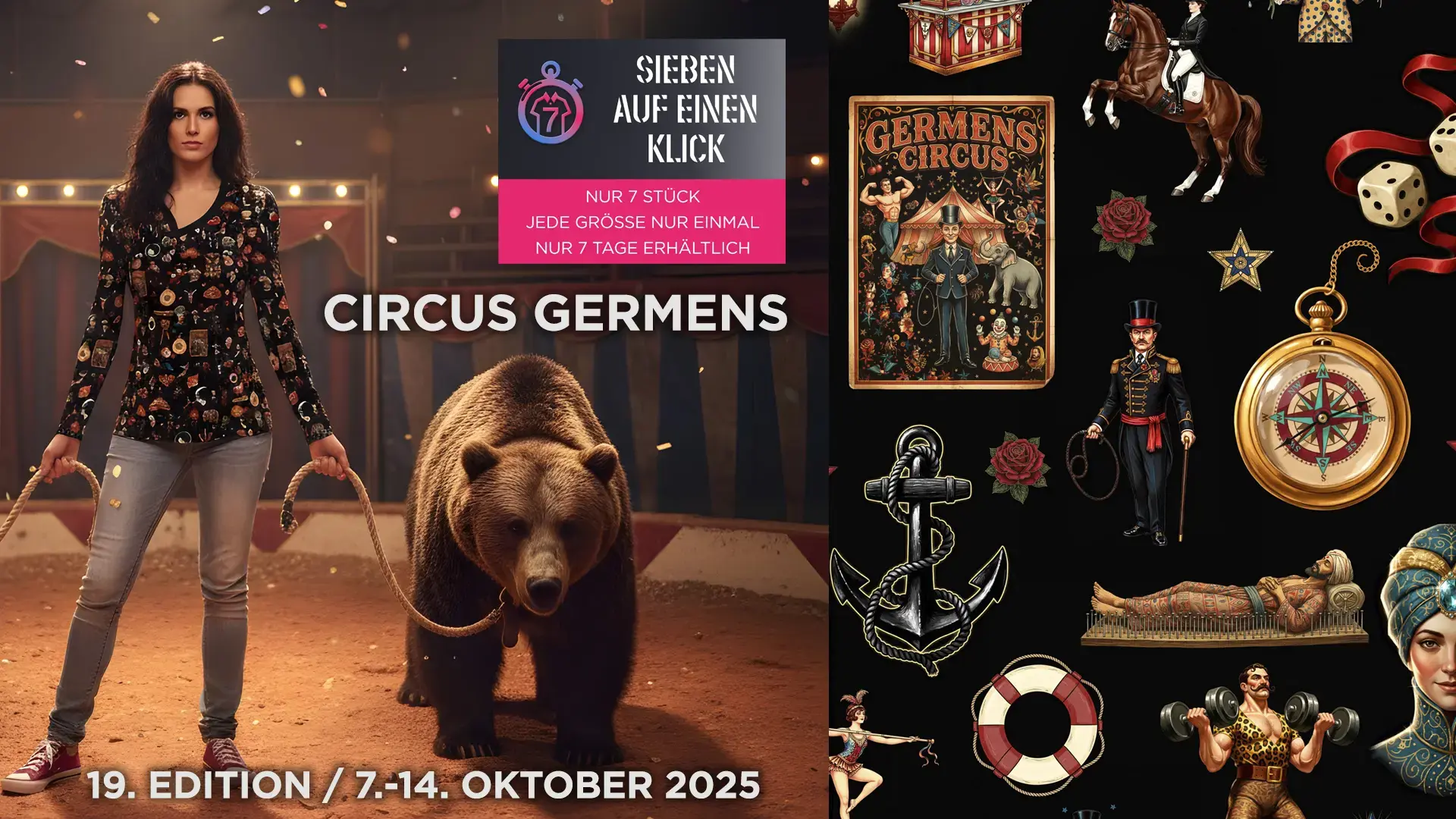 CIRCUS GERMENS - SIEBN AUF EINEN KLICK - 19. Edition vom 7. bis 14. Oktober 2025