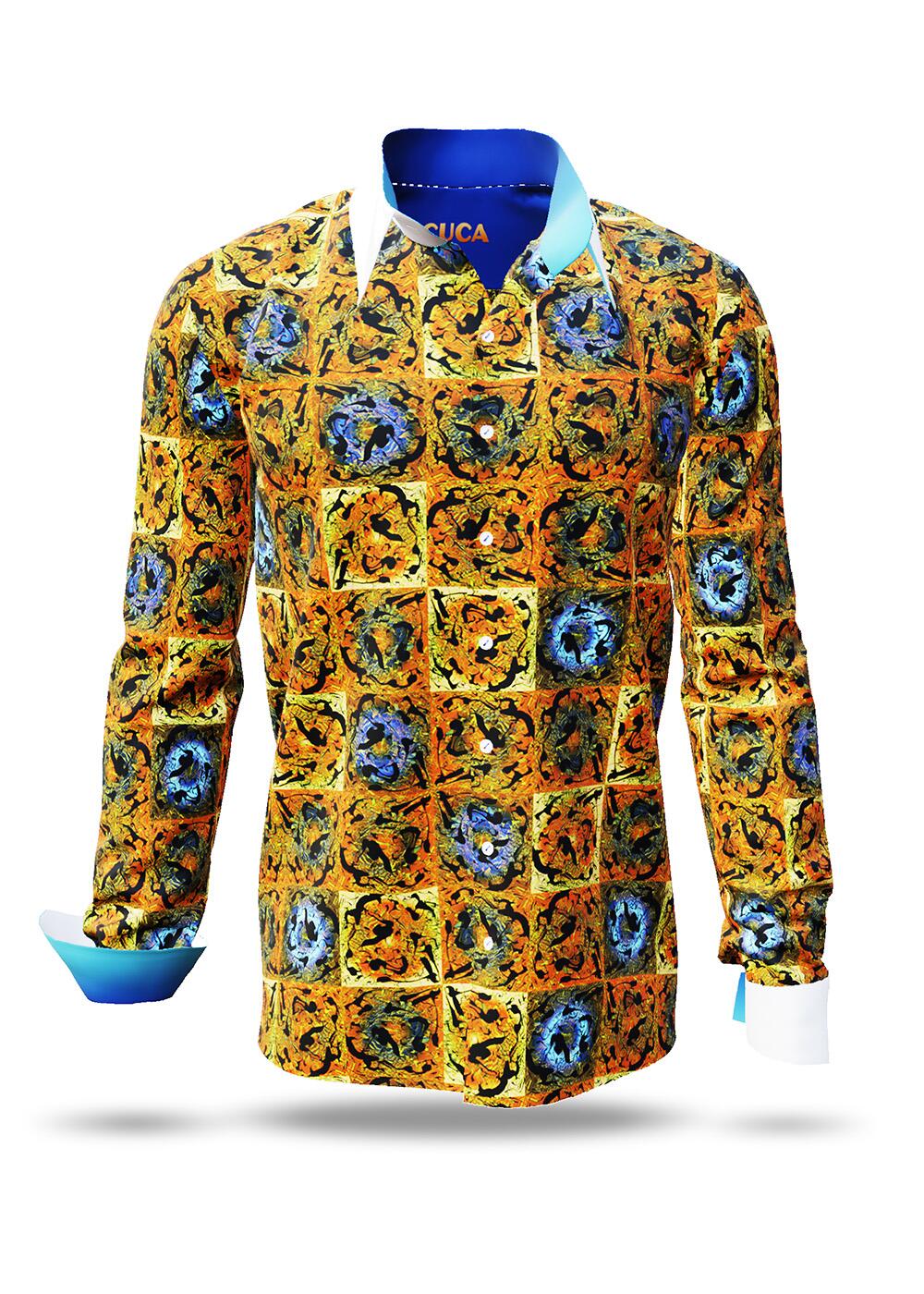 gelbes Hemd Herren CUCA von GERMENS artfashion