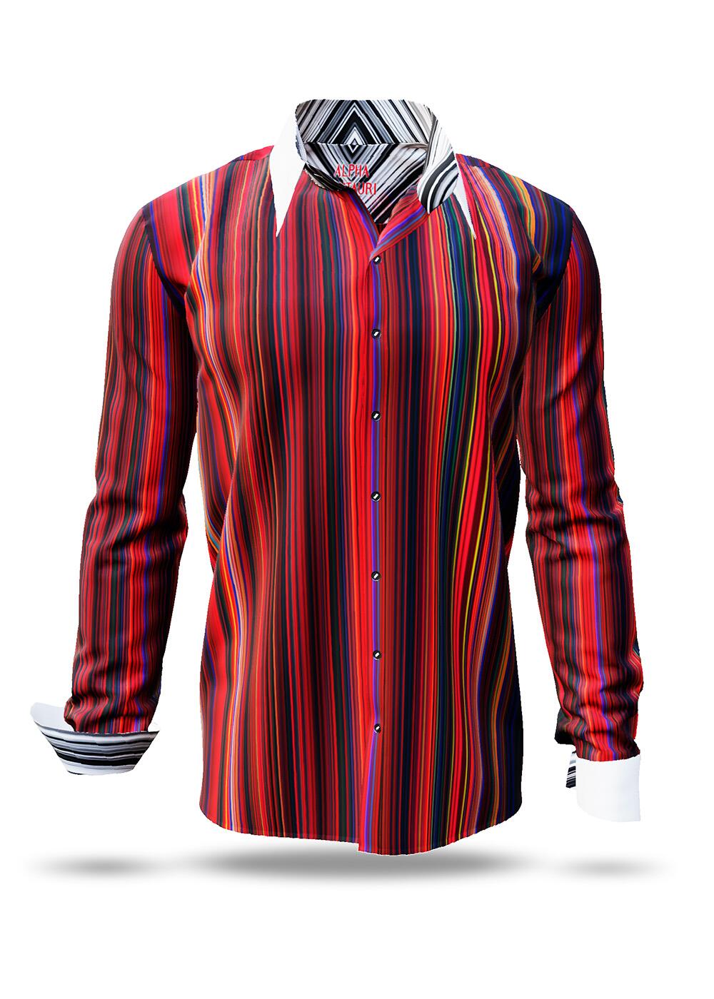 rotes Hemd Herren ALPHA CENTAURI RED von GERMENS artfashion