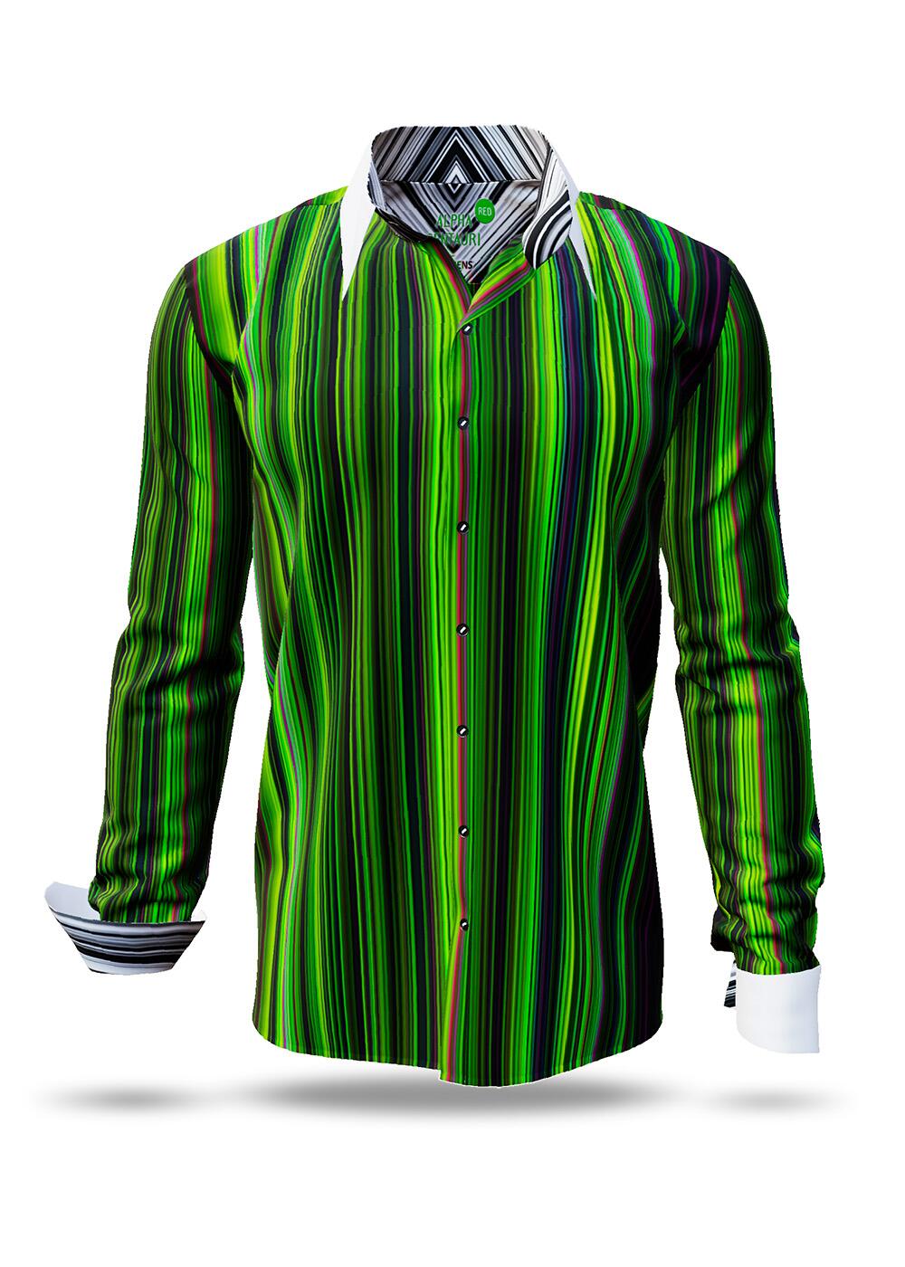 grünes Hemd Herren ALPHA CENTAURI GREEN von GERMENS artfashion