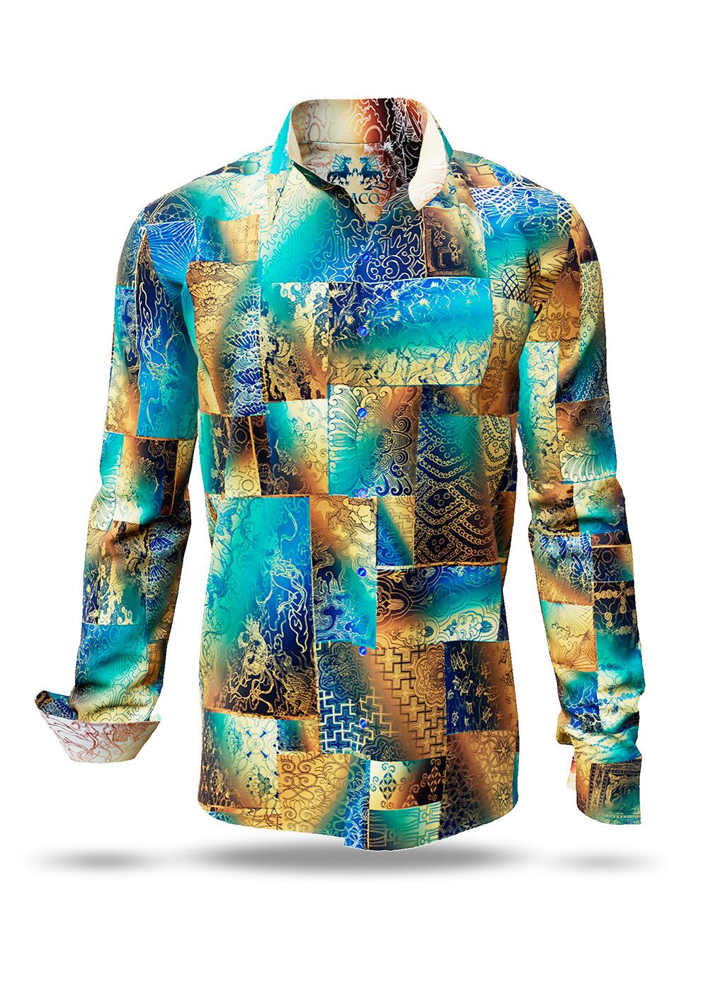 türkises Hemd Herren DRACO TÜRKIS von GERMENS artfashion