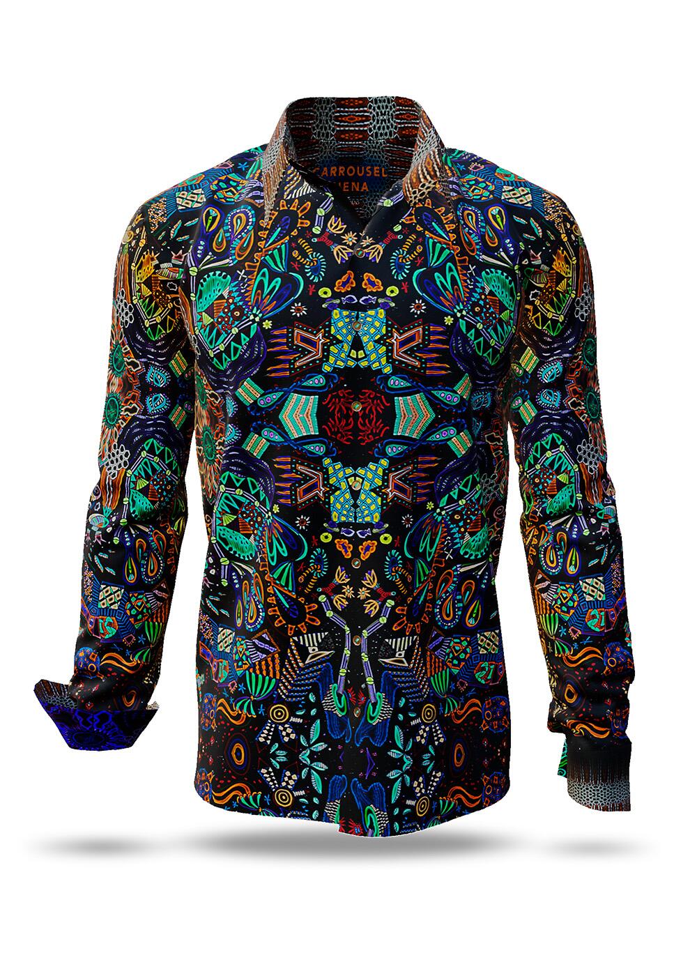 dunkles Hemd Herren CARROUSEL SIENA von GERMENS artfashion