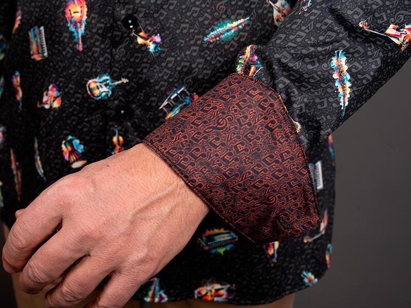 Musiker Hemd Herren SONATA SPECTRUM von GERMENS artfashion - 100 % Baumwolle - Made in Germany