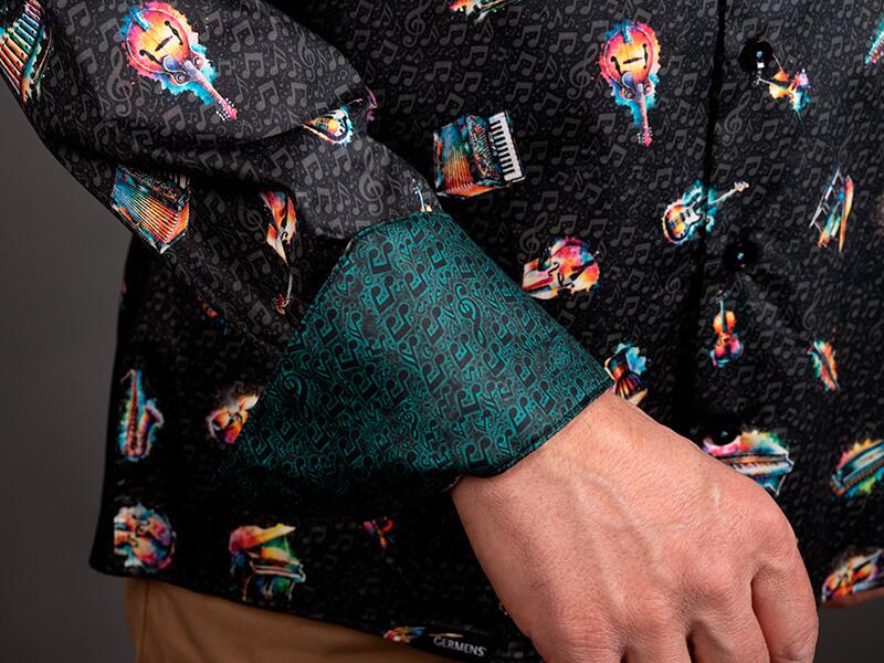 Musiker Hemd Herren SONATA SPECTRUM von GERMENS artfashion - 100 % Baumwolle - Made in Germany