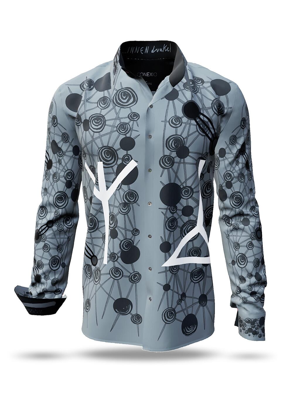 graues Hemd Herren CONEXIO von GERMENS artfashion