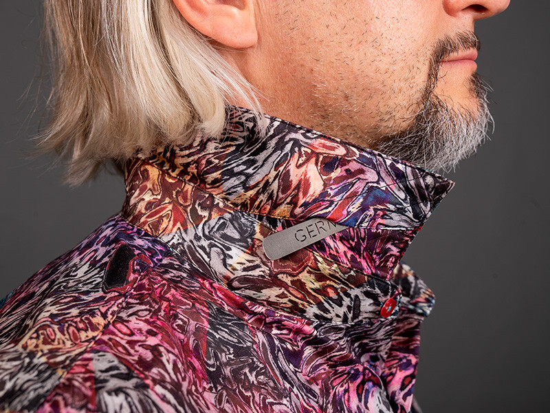 gemustertes Hemd Herren FRAXI MULTISE von GERMENS artfashion - 100 % Baumwolle - Made in Germany