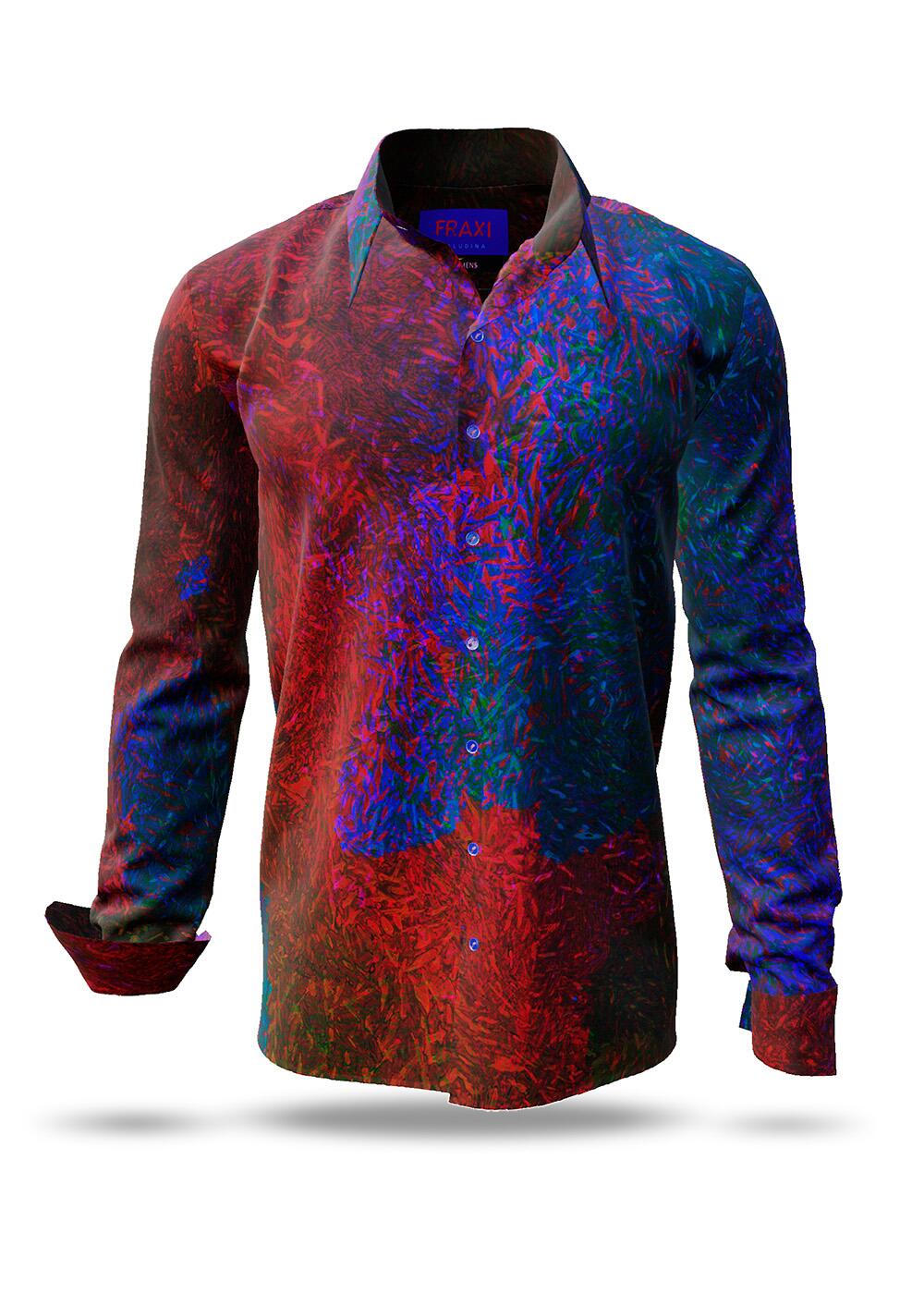 blaues Hemd Herren FRAXI KALUDINA von GERMENS artfashion