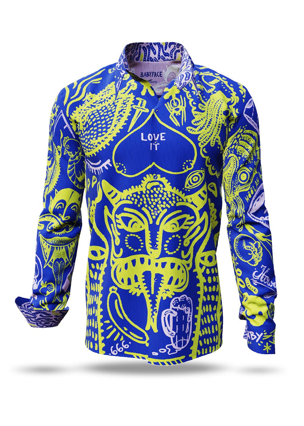 blaues Hemd Herren BABYFACE von GERMENS artfashion