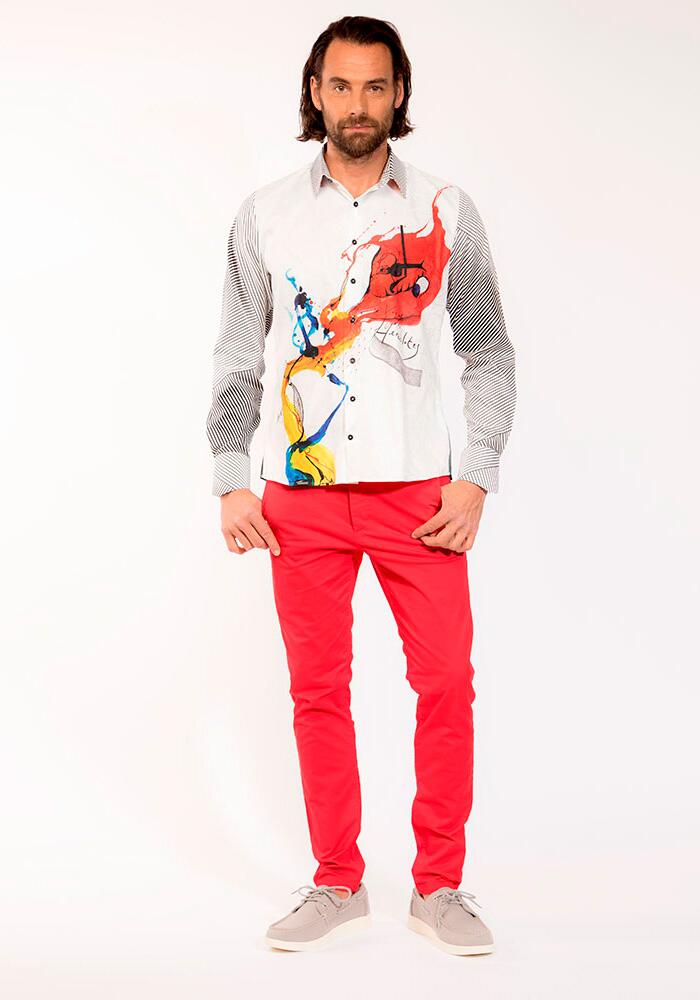 buntes Hemd Herren Langarm HERZBLUT von GERMENS artfashion