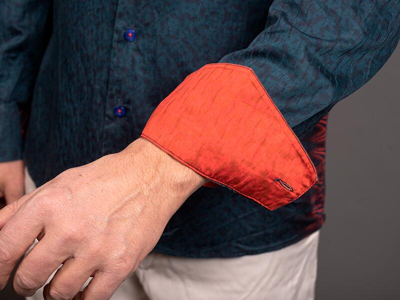dunkelblaues Hemd Herren LBN von GERMENS artfashion - 100 % Baumwolle - Made in Germany