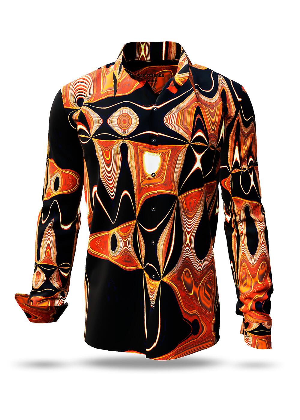 braunes Hemd Herren NEW ORLEANS FUNKY von GERMENS artfashion