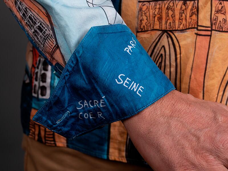buntes Hemd Herren SAVOIR VIVRE PARIS von GERMENS artfashion - 100 % Baumwolle - Made in Germany