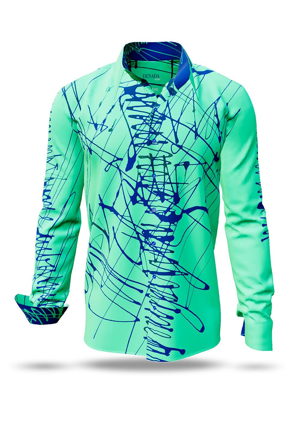 grünes Hemd Herren DENADA MINT von GERMENS artfashion