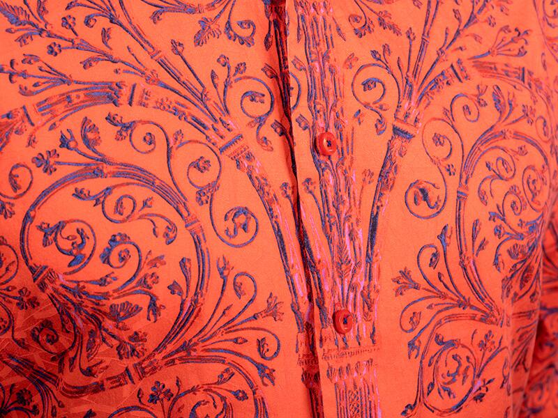 rotes Hemd Herren PORTE NOTRE DAME PARIS ROUGE von GERMENS artfashion - 100 % Baumwolle - Made in Germany