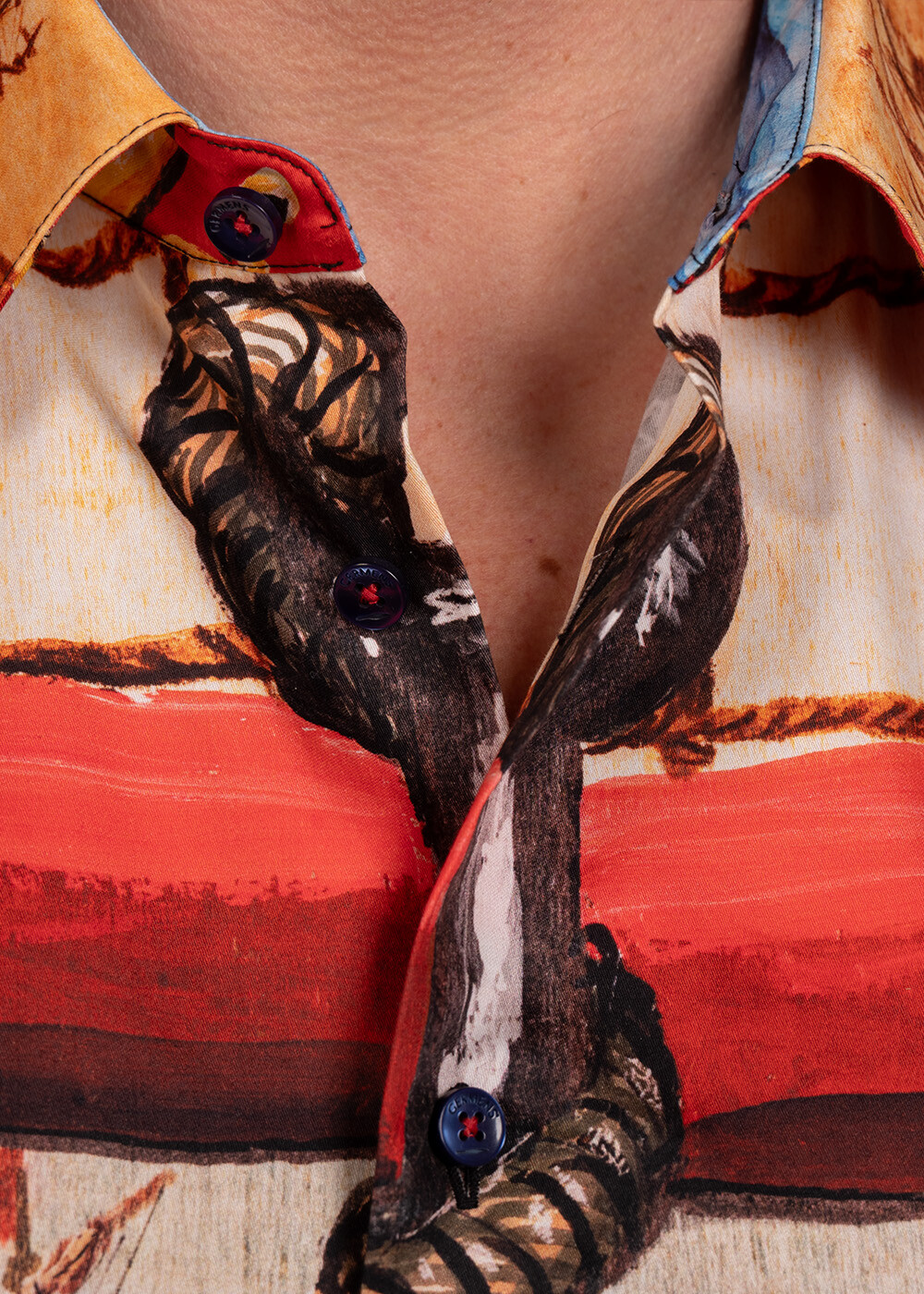 Buntes Hemd Herren mit Schiffen NAVES von GERMENS artfashion
