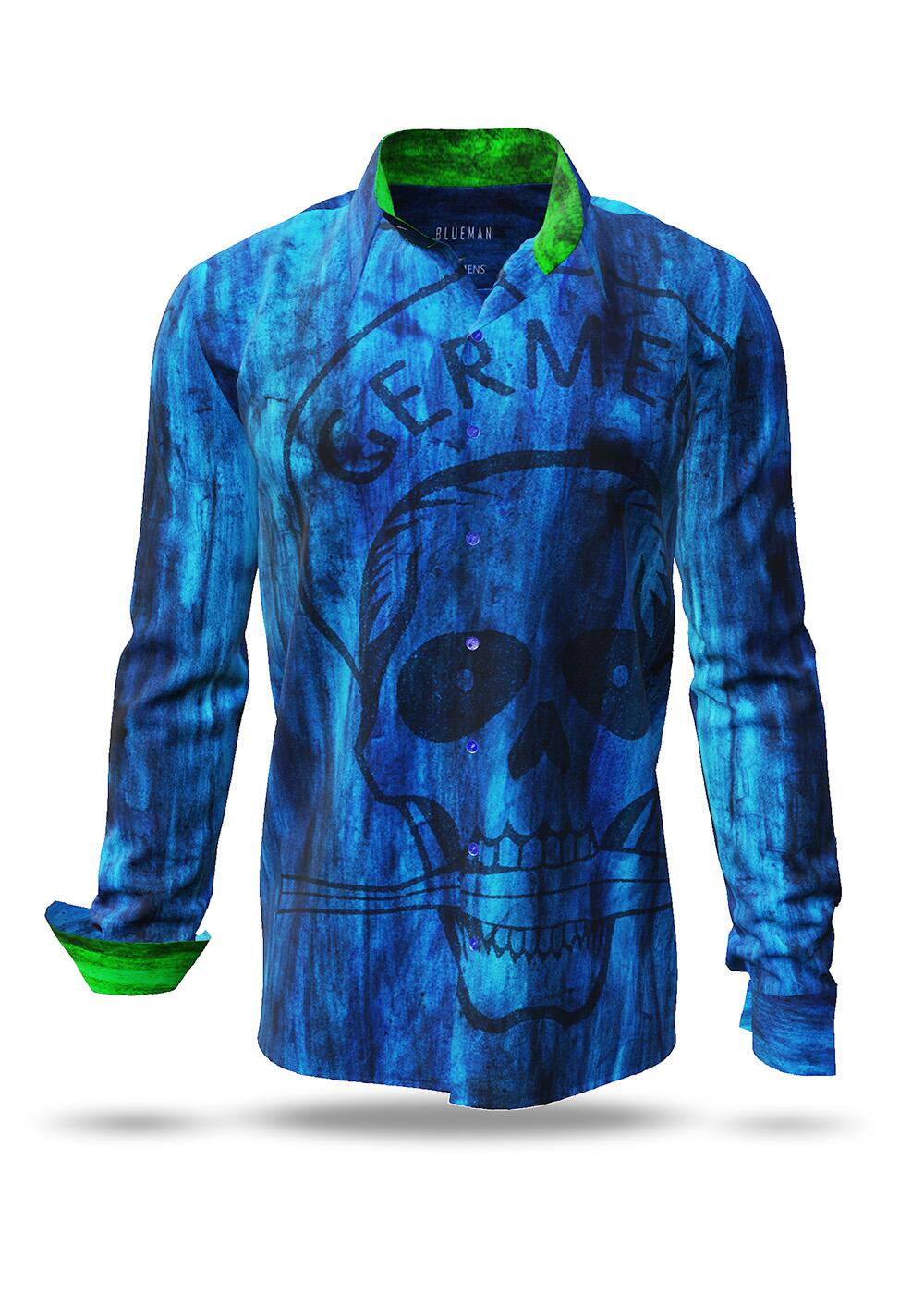 blaues Hemd Herren BLUEMAN von GERMENS artfashion