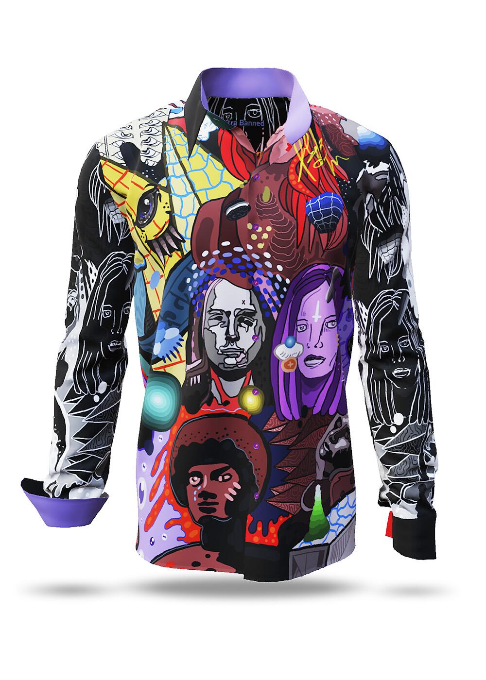 dunkles Hemd Herren CONTRA BANNED von GERMENS artfashion