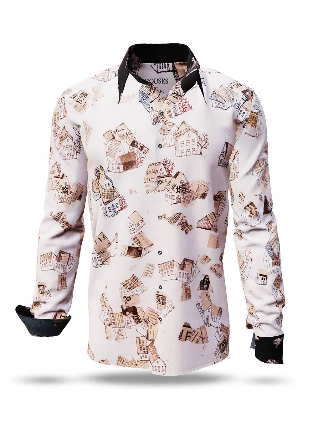 braunes Hemd Herren HOUSES von GERMENS artfashion
