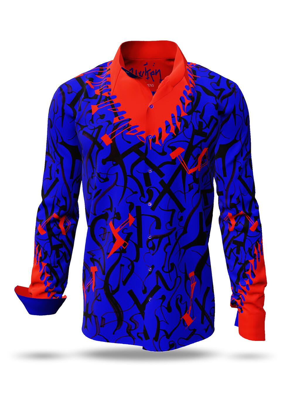 blaues Hemd Herren ZINKEN von GERMENS artfashion