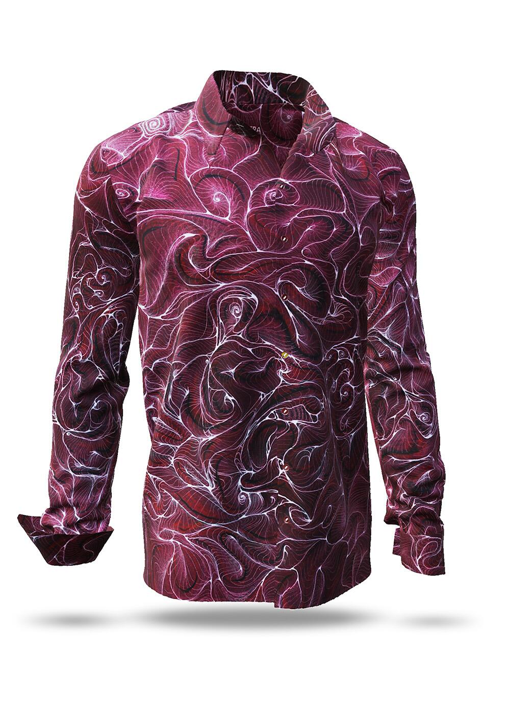 rotes Hemd Herren CONCHIFERA MARSALA von GERMENS artfashion